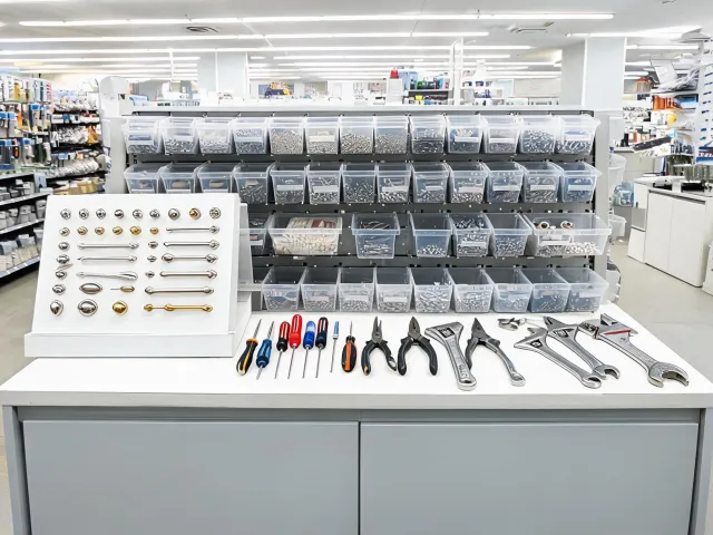 Retail hardware counter